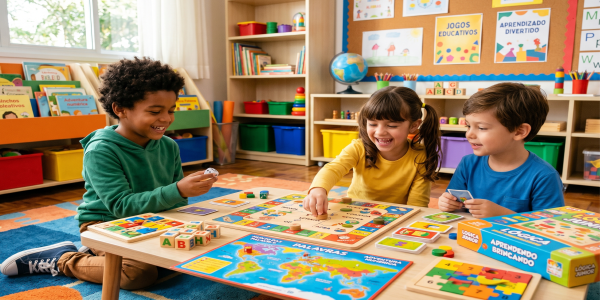 Jogos educativos para estimular o aprendizado